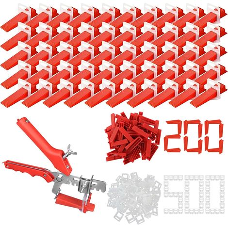 701 Pièces Croisillon Carrelage Autonivelant Cale Carrelage Calle Carrelage Croisillon Autonivelant 2mm Croisillon Autonivelant Calle de Nivellement pour Carrelage Kit de Nivellement pour Carrelage