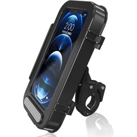 Support Téléphone Vélo,Support Telephone Moto Etanche,Support Telephone Velo 360° Rotation,Compatible avec 5,5'"-6,7'" Smartphone (1/4)