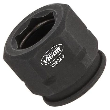 VIGOR Adaptateur carré V5202-2 carré massif 6,3 mm (1/4 pouce) (1/4)
