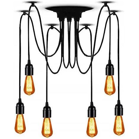 LAMPADA A SOSPENSIONE JDL-01 SPIDER 6 E27 (1/5)