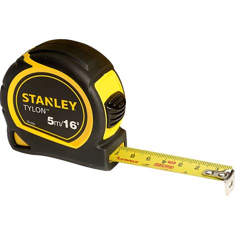Stanley Tylon Pocket Tape Measure 5m / 16ft, 19mm Blade, ABS Case, Carded