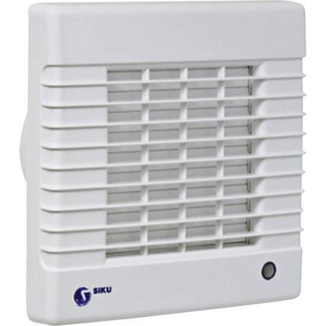 Siku 125 AZTL Ventilatore da Parete Bianco Silenzioso