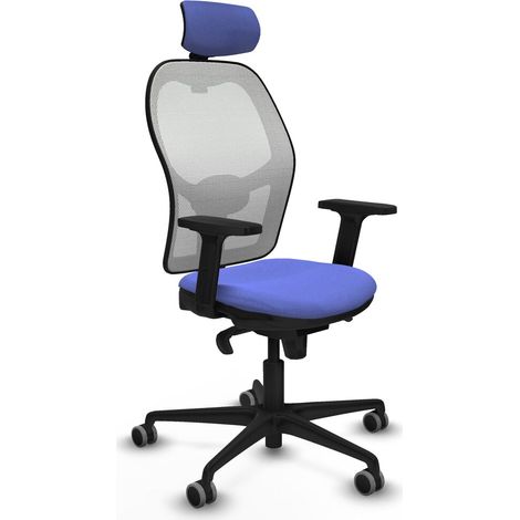 Sedia Ufficio con Poggiatesta Piqueras y Crespo 2D036G2 Azzurro Chiaro (1/5)