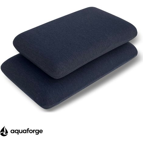 Almofada Cervical Ergonómica Espuma Viscoelástica Capa Removível 60 x 40 x 12 cm (1/5)