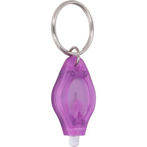 Lot de 5 lampes UV LED 395nm 365nm portables pour détection de billets, à piles intégrées, mini lampe torche clé, noir (1/5)
