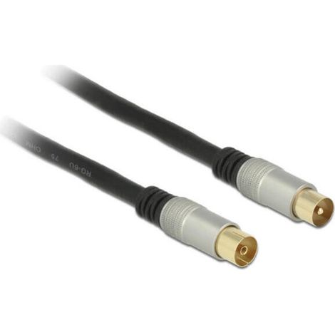 Delock cable de antena coaxial iec macho iec hembra rg-6 / u (1/2)