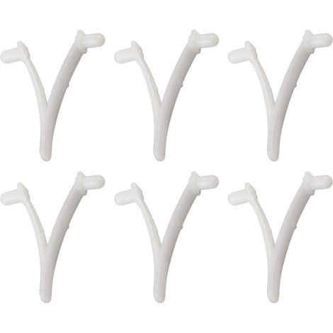 6 pièces pince papillon V pour piscine Spa brosse, rteau à feuilles, écumoire à feuilles, tête d'aspirateur
