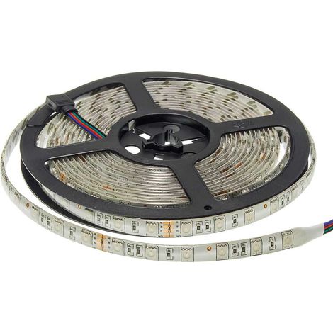 STRISCE LED '5050' 12V - IP54 - Colore RGB - Rotolo 5 metri (1/4)