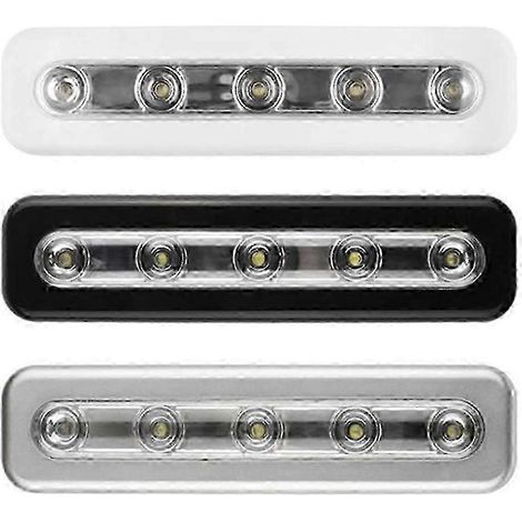Lampe tactile sans fil pour meuble, compatible avec une utilisation domestique, barre lumineuse de veilleuse à 5 LED (1/4)