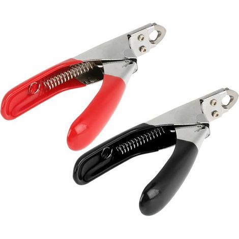 Ciseaux à Ongles pour Animaux de Compagnie en Acier Inoxydable Coupe-Ongles pour Chiens dédiés Coupe-Tondeuse à Griffes pour Petits Chiens de Taille Moyenne Chats(Le Noir) (1/5)