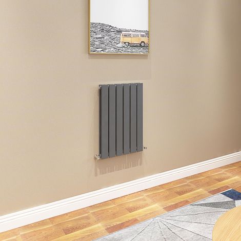 AICA Flat Panel Radiator 600x408mm Central Heating Double Horizontal Stylish Anthracite