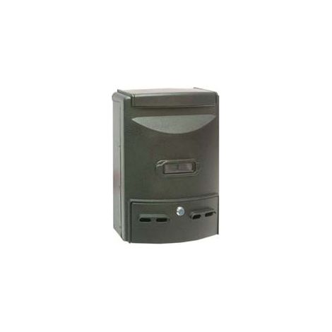 CASSETTA POSTALE IN ALLUMINIO PORTARIVISTE PER ESTERNI EUROPA VERDE  cm.28,5x10x38h. colore verde    QUALITY