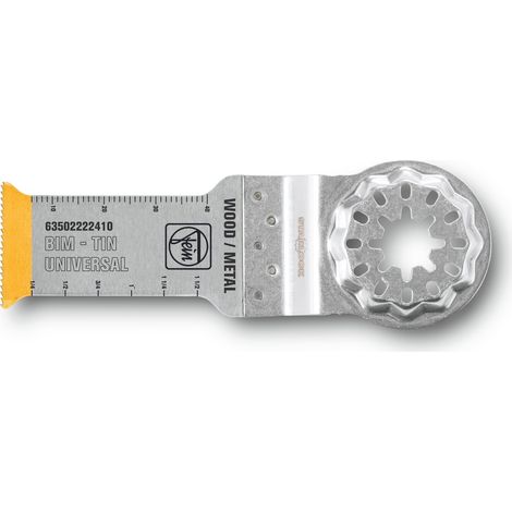 FEIN Sägeblatt E-Cut Bi-Metall mit TiN-Beschichtung, Länge 55 mm, Breite 28 mm, VE 5