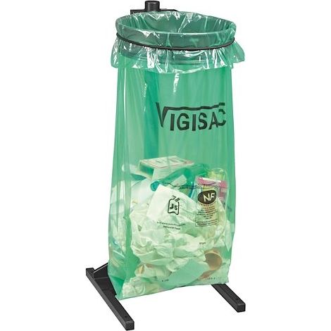 Sac poubelle 110 litres vigisac NF vert - carton de 250 - Maxiburo