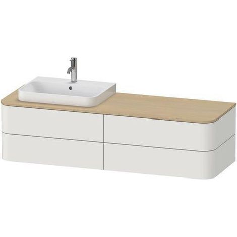 WTU HAPPY D.2 PLUS 1600x550mm 4 Sk WT li we s-matt ES NB li