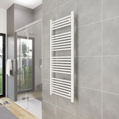 Termoarredo Scaldasalviette Idraulico 1200x550 Bianco Interasse 500 Mod. Antares (1/3)