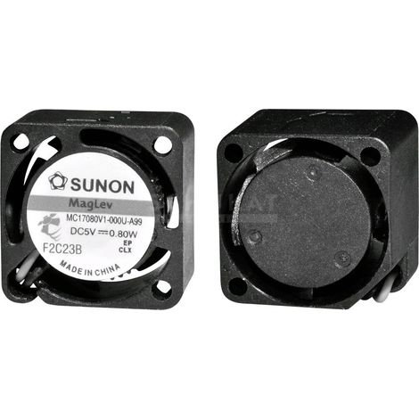 Sunon MF17080V21000UA99 Ventilateur axial 5 V/DC 1.18 m³/h (L x l x H) 17 x 17 x 8 mm Y367212
