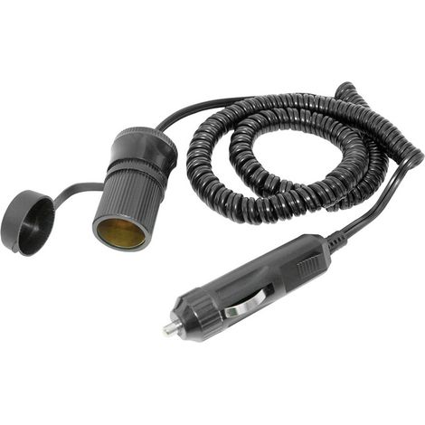 Eufab Verlängerungskabel 12V/10A Länge 2,5m Belastbarkeit Strom max.=10 A  Verlängerungskabel 12 V/D