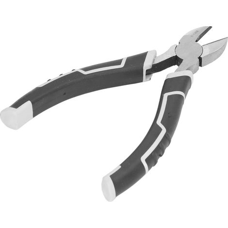 Pinces coupantes diagonales 6" acier carbone trempé, mâchoires durcies pour coupe câble et fil électrique, manches antidérapants. (1/5)