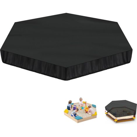 Sandkastenabdeckung 180x150x20cm wasserdicht & winddicht 420D Oxford (1/5)