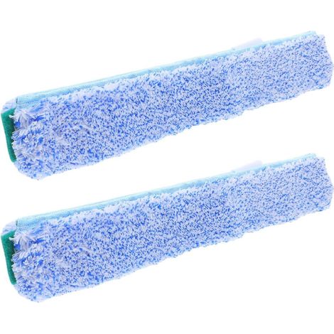 2 pièces Lot de Manchons Microfibre pour Lave-vitres Haute Absorption Réutilisables et Faciles à Installer Accessoires de Nettoyage de Vitres sans Résidus (1/5)