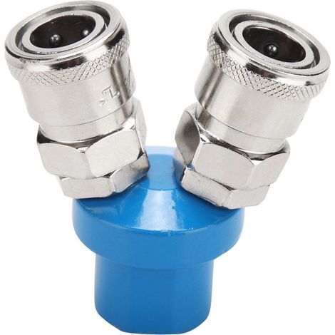 Schnellkupplung für Druckluft Typ C 1/4" für Luftkompressor (2-Wege) (1/5)