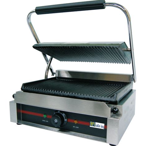 Grill paninis électrique - plaque simple rainurée - AFI COLLIN-LUCY