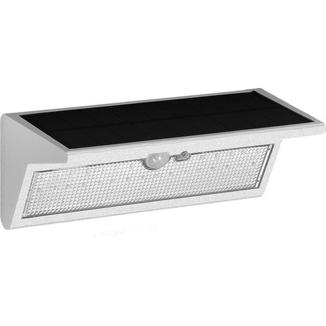 Luz solar exterior de 46 LED, 3000 mAh, con sensor de movimiento, 4 modos, resistente al agua, luz de seguridad solar para exteriores (1/5)