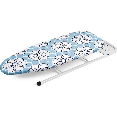 32x82cm Table à Repasser de Table avec Repose-Fer, Housse Résistante à la Chaleur avec Coussin en Feutre épais, Design Compact et léger,Le Cercle (1/5)