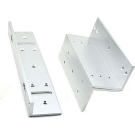 Support ZL pour serrure électromagnétique, force de maintien 280 kg, 600 lb, porte simple pour système de contrôle d'accès (support Z&L) (1/4)