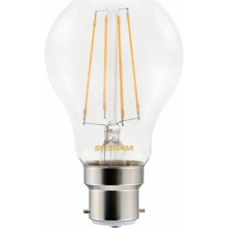 AMP LED 7W STD CL 806LM BC B22 0.10 DEEE BLANC CHAUD FILAMENT SYLVANIA 29326 (1/5)