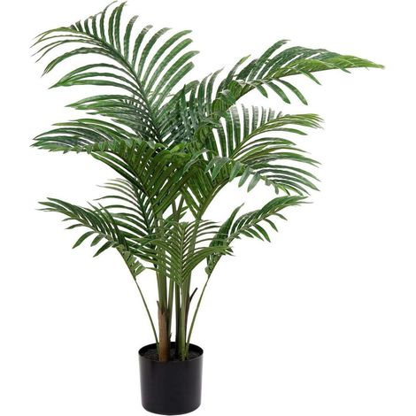 Künstliche Palme Kunstpflanze 110cm groß - Tropische Deko Aesthetic (1/5)