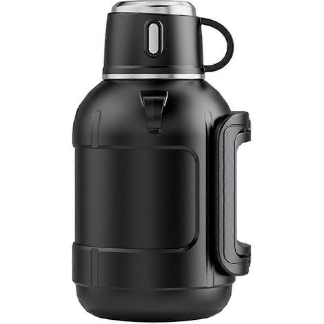 Bouilloire isotherme grande capacité en acier inoxydable (1,2 litre) pour la maison, les activités de plein air et le sport idéale pour préparer des ragoûts portables.