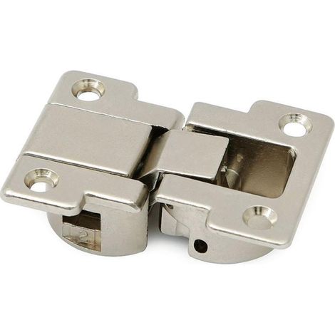 bisagra embutir mesa ankor espesor 18mm niquel  (1 bolsa - 1 unidad.)