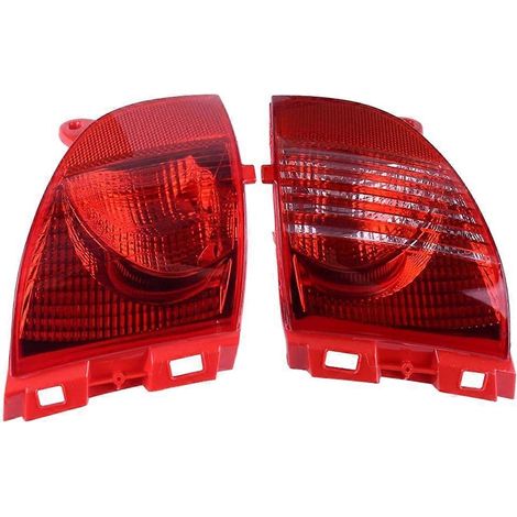 1 paire de feux de pare-chocs arrière avec réflecteur 6350GJ 6350GH pour Peugeot 308CC C3 2008 et Citroën C3XR 2009-2014 (1/5)
