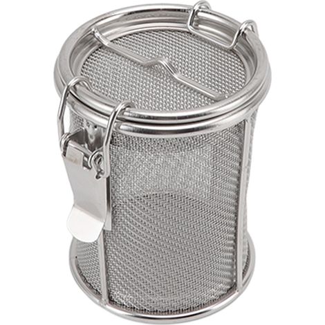 Boule à thé en acier inoxydable, passoire à épices en acier inoxydable avec crochet à chaînette allongée