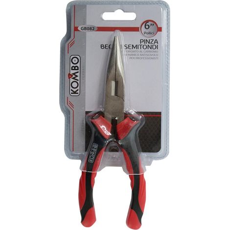 Pinza UNIVERSALE PROFESSIONALE da 160mm con Becchi Semitondi