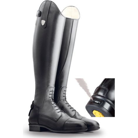 40, Schwarz: Tattini BOXER Reitstiefel mit CLOSE CONTACT Technologie aus glattem Kalbsleder (1/5)