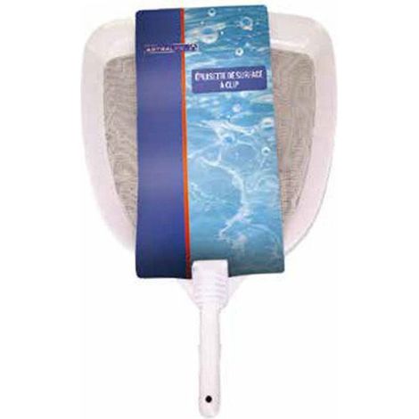 Épuisette de surface piscine, cadre blanc en PVC, Artral - Astralpool