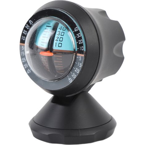 GARRYFIZH Inclinomètre de voiture, indicateur de niveau et d'inclinaison, outil d'équilibrage de pente pour véhicules autonomes, accessoires de voyage, angle de vision réglable (1/5)
