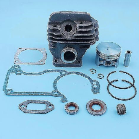Convient pour le kit piston-cylindre Nikasil 44,7 mm pour tronçonneuse Stihl 026 026PRO MS260 gros alésage - Pièces de rechange haut moteur - B (1/4)