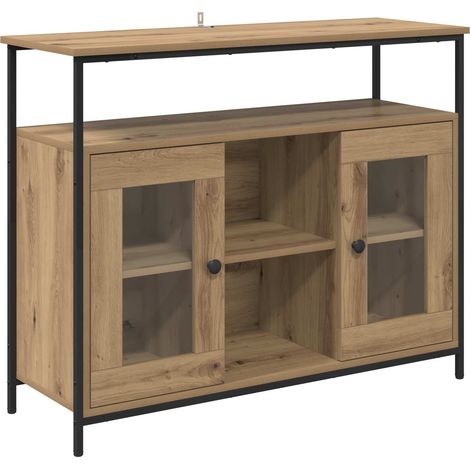 Maison Exclusive - Vitrina Roble artesanal 100 x 35 x 80 cm Mader