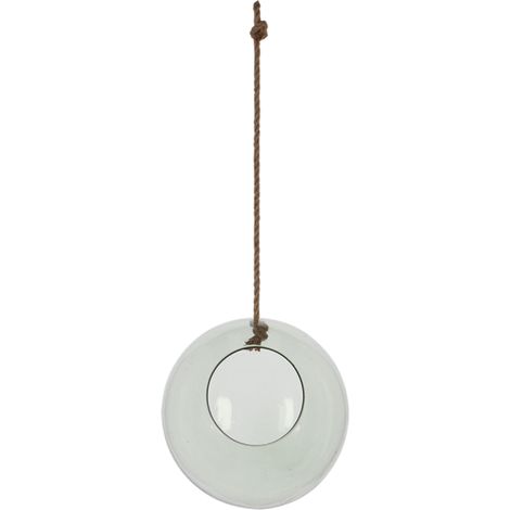 Vase boule en verre à suspendres - Taille L - D 20 cm - Livraison gratuite (1/3)