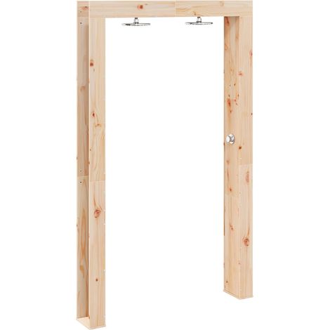 Ducha exterior 226 cm Madera maciza de pino y acero inoxidable vidaXL