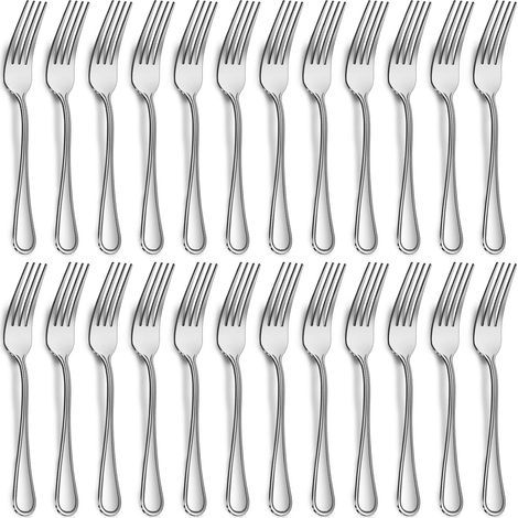 Fourchettes de Table en Acier Inoxydable, 7,87 pouces (20cm), Poli Brillant Passe au Lave-vaisselle (1/5)