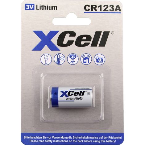 XCell Pile spéciale CR-123A lithium 3 V 1200 1 pc(s)