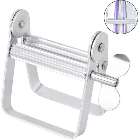 Presse-tubes métalliques, extracteur de tubes, presse-tubes pour dentifrice, presse-tubes, machine à presser les tubes pour peinture, colle, cosmétiques, gel capillaire, dentifrice (1/4)