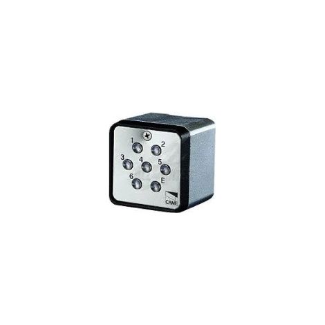 Télécommande à code CAME S7000 – Émetteur mural 2 canaux – Alimentation par piles – Résistante en Inox pour motorisations (1/2)