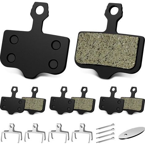 Plaquette de Frein Velo pour VTT - 4 Paires Plaquettes de Frein à Disque Vélo Compatibles avec Avid Elixir E1/E3/E5/E7/E9 et avec DB1/DB3/DB5, Plaquette de Frein VTT Durable, Facile à Installer (1/5)