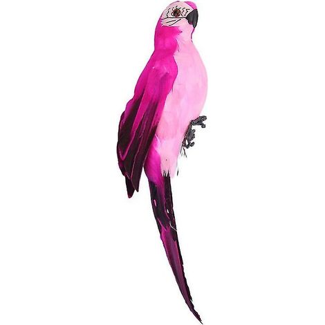 1 oiseau en plumes artificielles (1/3)